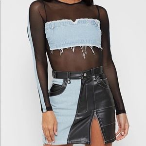 BODYSUIT AND SKIRT CO ORD